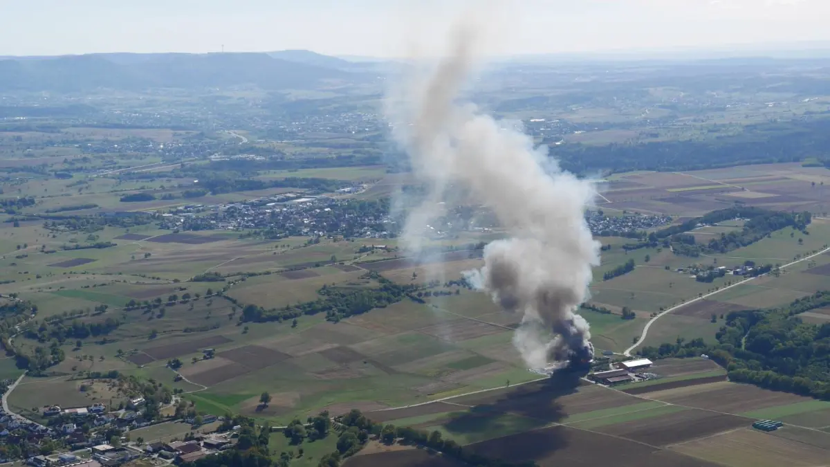 Bei einem Rundflug Richtung Hohenzollern wurde diese Aufnahme gemacht.