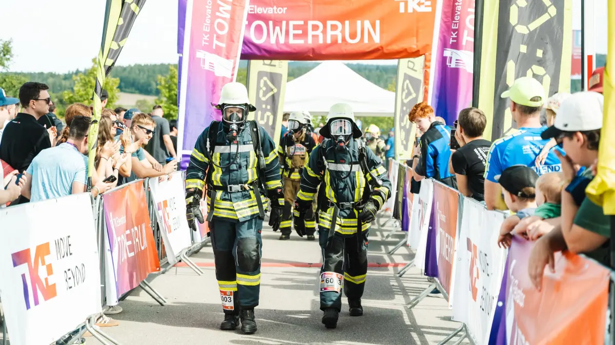 Das sind die Bilder vom TK Elevator-Towerrun 2026.
