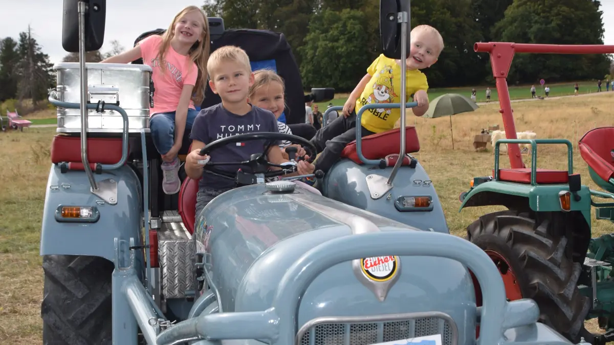 Ob Tiere oder Traktoren - die Kinder hatten ihren Spaß beim Schäferfest in Albstadt.
