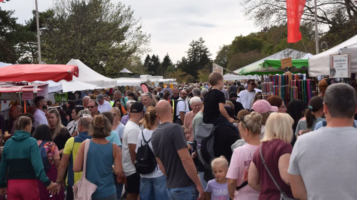 Großer Andrang herrschte auch beim diesjährigen Schäferfest auf dem Raichberg.