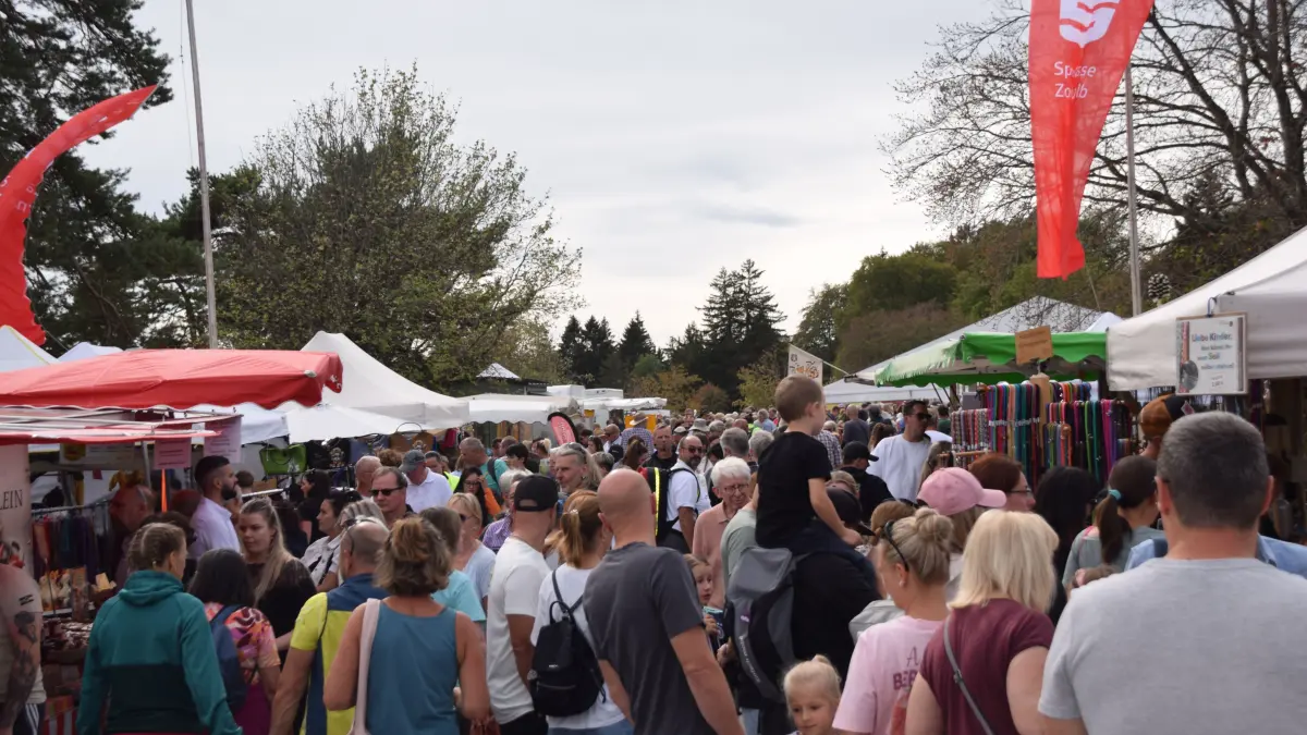 Großer Andrang herrschte auch beim diesjährigen Schäferfest auf dem Raichberg.