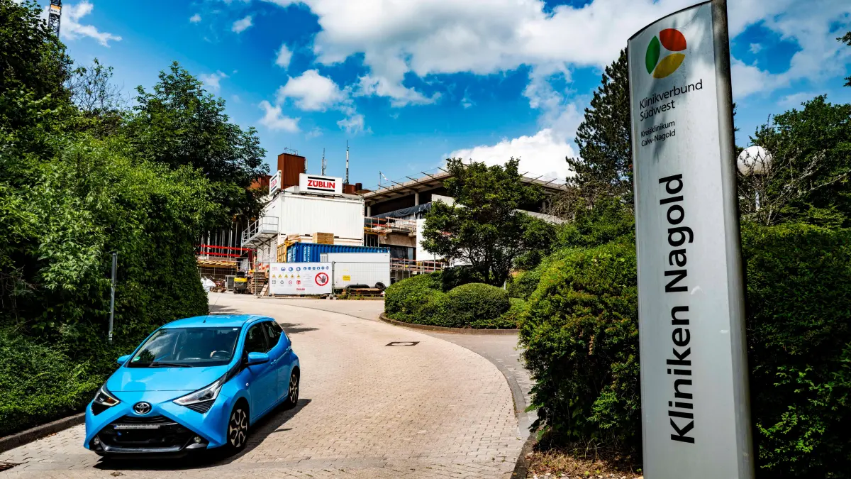 Das Krankenhaus Nagold befindet sich auf Teufels Hirnschale
