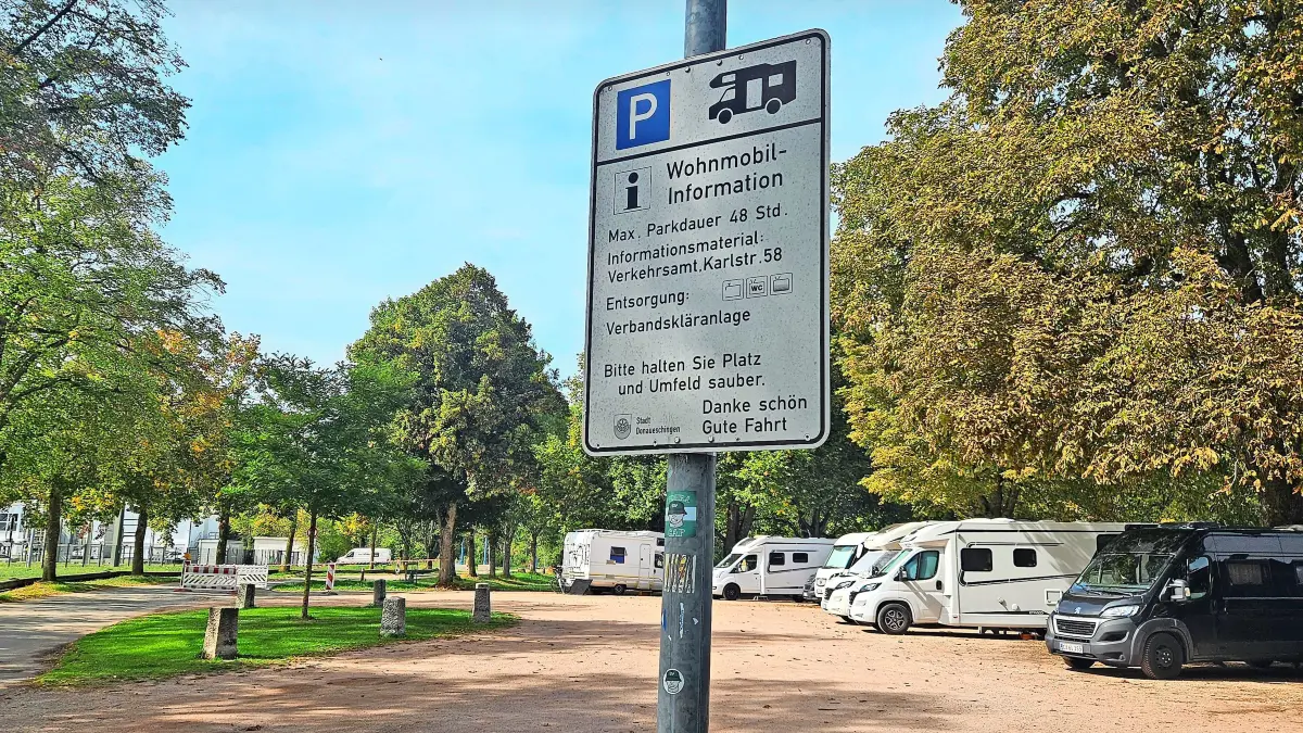 Der Wohnmobilstellplatz im Haberfeld könnte zukünftig für Camper nicht mehr kostenlos sein.