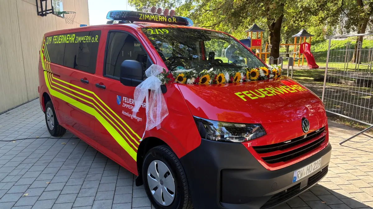Fahrzeugweihe bei der Feuerwehr Horgen.