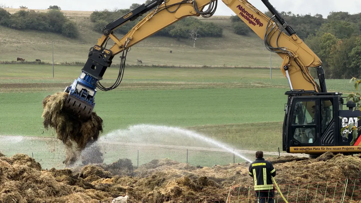 Brand Bauernhof Grosselfingen Tag danach