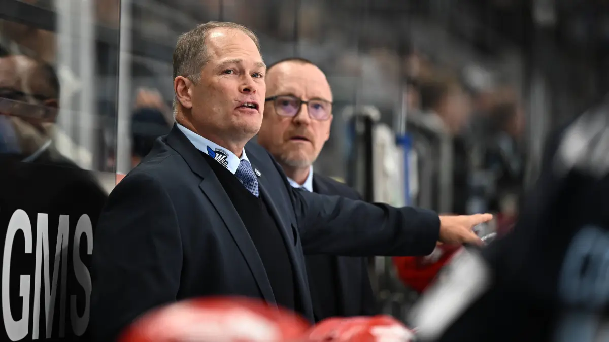 Steve Walker Schwenninger Wild Wings Schwenninger Wild Wings gegen Loewen Frankfurt, DEL, Hauptrunde, Spiel 1, Saison 2026/2027, 20260918 Schwenninger Wild Wings gegen Loewen Frankfurt, DEL, Hauptrunde, Spiel 1, Saison 2026/2027, 20260918 Schwenningen *** Steve Walker Schwenninger Wild Wings Schwenninger Wild Wings vs. Loewen Frankfurt, DEL, Regular Season, Game 1, 20262027 Season, 20260918 Schwenninger Wild Wings vs. Loewen Frankfurt, DEL, Regular Season, Game 1, 20262027 Season, 20260918 Schwenningen Copyright: xEibner-Pressefoto/SvenxLaeglerx EP_SVL