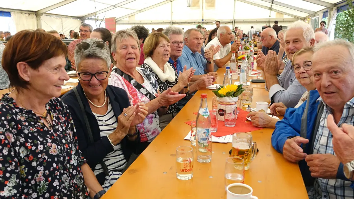 Auf dem Fest herrschte beste Stimmung.
