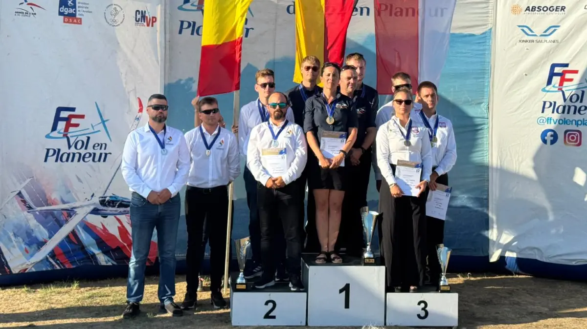 Platz 1 und Goldmedaille für das deutsche Team mit Stefan Zistler (hinten links)
