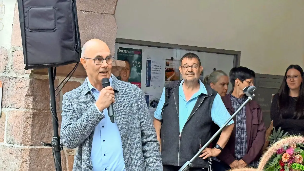Auch Bürgermeisterstellvertreter Axel Rombach (links) erhielt Stimmen bei der Wahl.