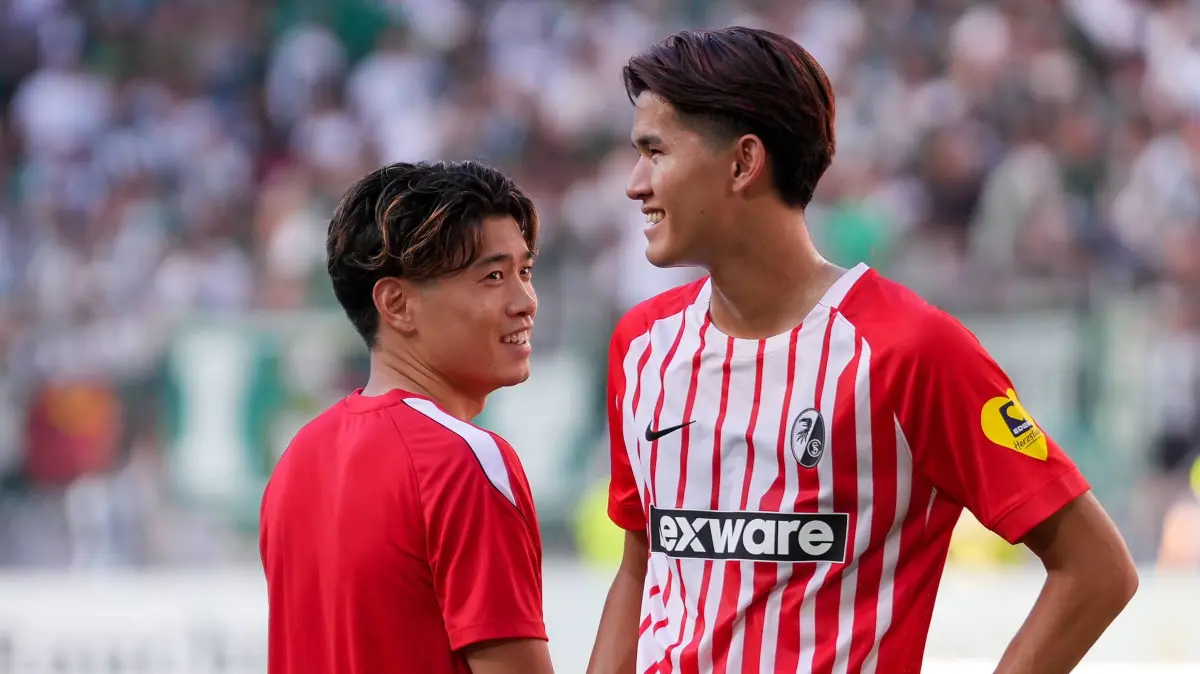 Yuito Suzuki (links) und Keisuke Goto sind für die japanischen Auswahl im Einsatz.