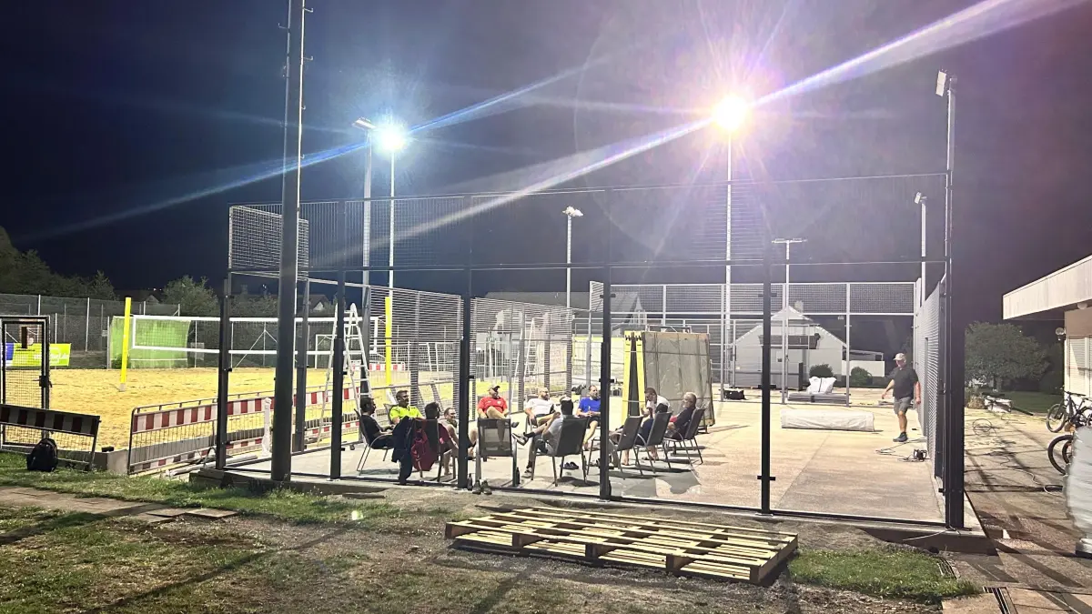 Neue Padel-Courts beim TC Frittlingen erfolgreich eröffnet.