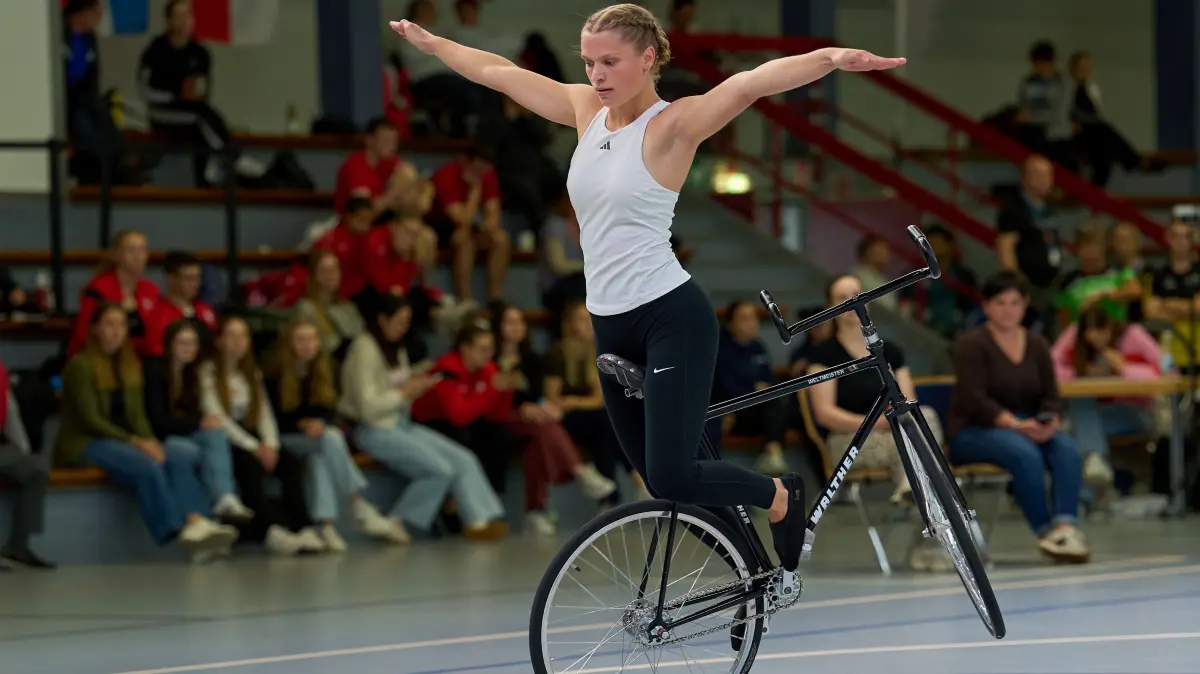 Sandra Öhler vom RV Herrenzimmern zeigte beim German Masters in Tailfingen eine starke Leistung im 1-er der Frauen, die mit Rang zehn belohnt wurde.