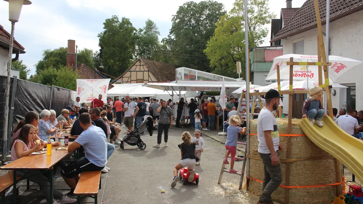 Beim Backhausfest in Wittershausen beweist sich der Musikverein Lyra einmal mehr als guter Gastgeber.