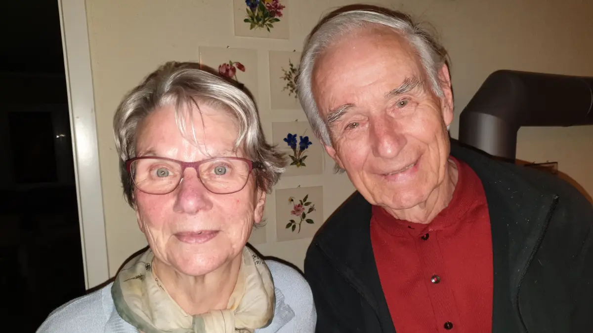 Herbert Deuchert mit seiner Ehefrau Veronika.