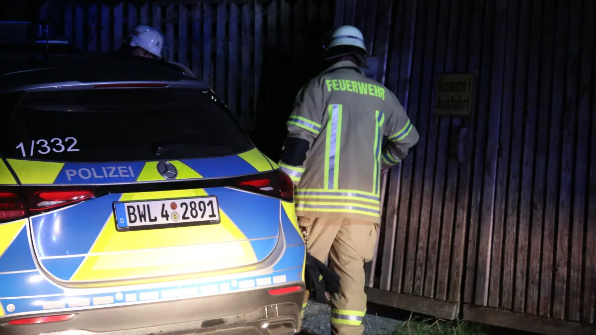 Die Feuerwehr ist zu einem Brand in Schwenningen ausgerückt.