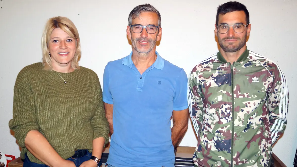Die neue stellvertretende Lieler Ortsvorsteherin Miriam Geppert, Liels neuer Ortsvorsteher Markus Elsässer und der neue Ortschaftsrat Daniel Kopp (von links)