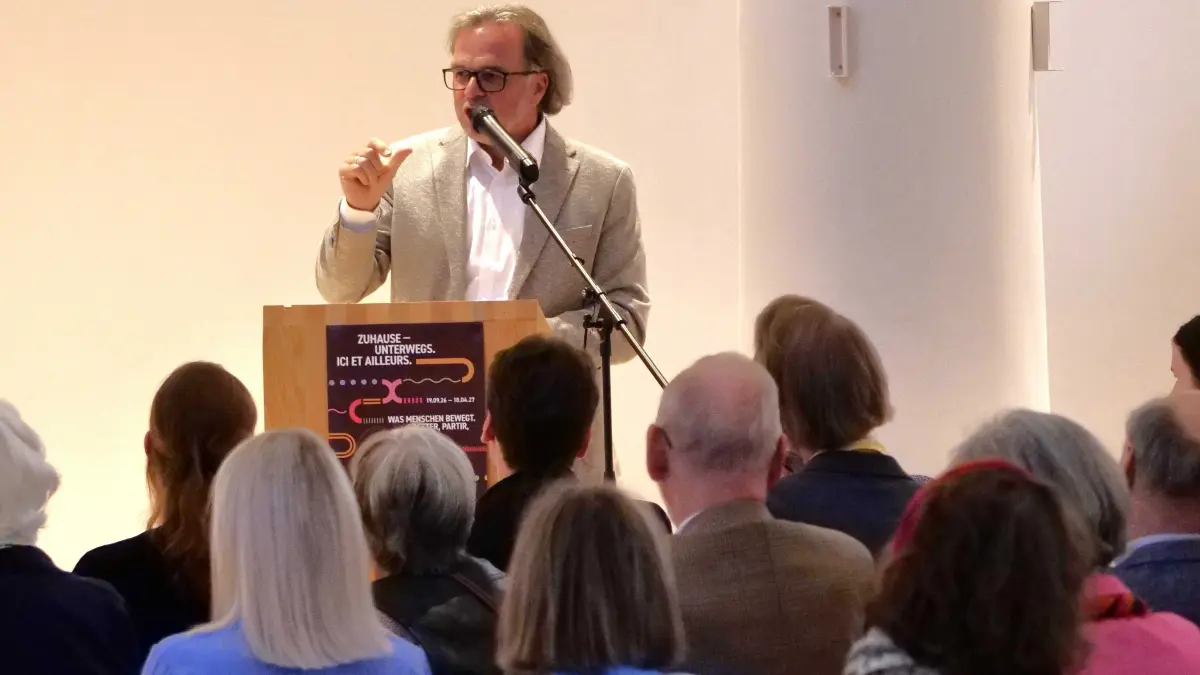 Die Ausstellung ist eröffnet: Regierungspräsident Gabbert sprach