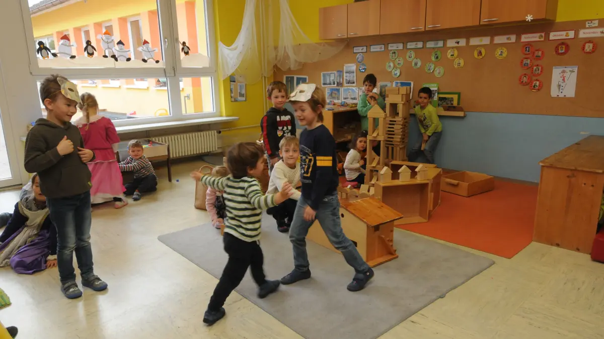 Auch im früheren Kindergarten wurden gerne gespielt