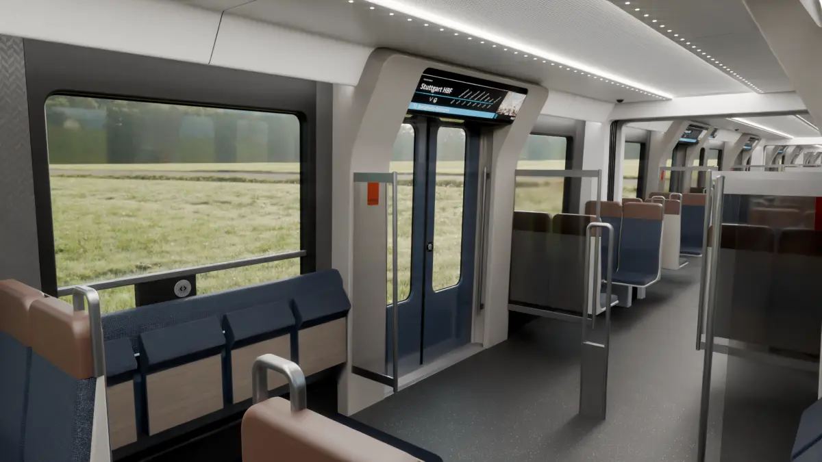 S-Bahn Stuttgart, Visualisierung der geplanten neuen Züge der S-Bahn Stuttgart, die ab 2034 eingesetzt werden sollen