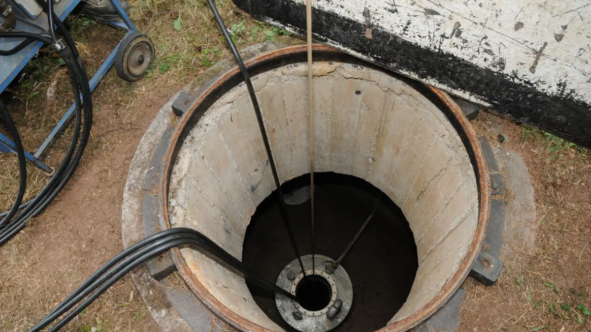 Im Jahr 2015 wurde der Tiefbrunnen III im Wäldle gereinigt.