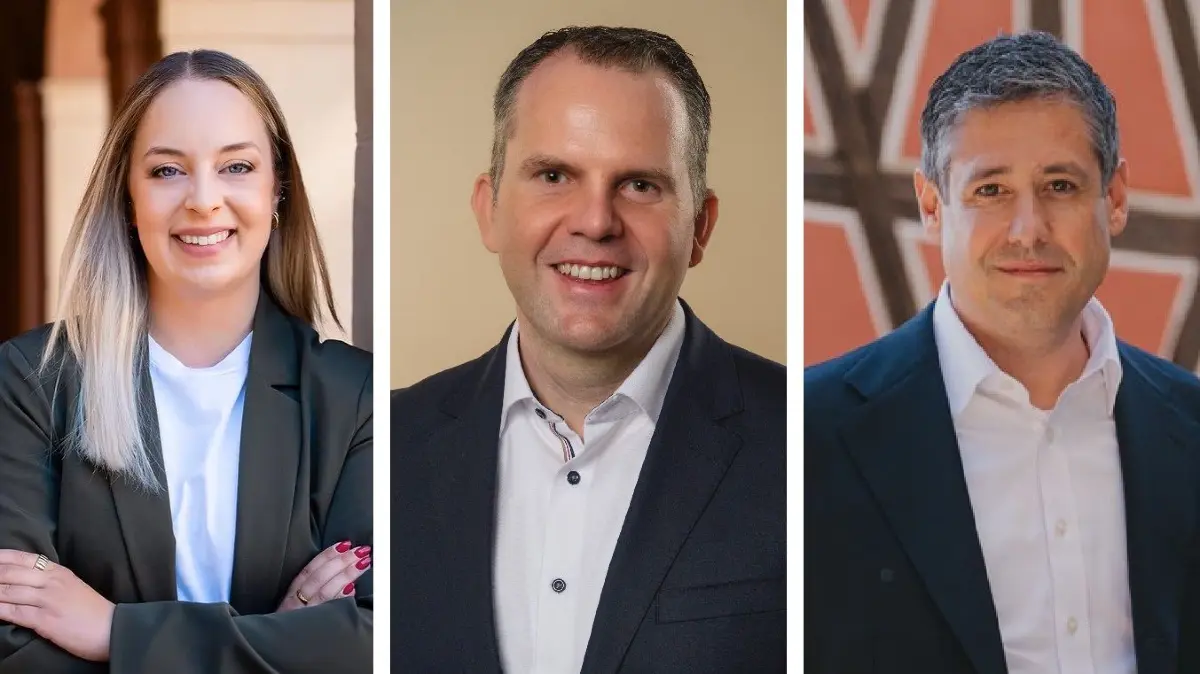 Für den Chefsessel im Ettenheimer Rathaus gibt es drei Bewerber (von links): Carina Kratt, Alexander Ruchti und Dominik Eble.