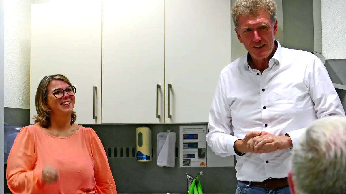 Susanne Maier von der Sozialplanung des Landratsamtes und Andreas Kohler, stellvertretender Bezirksbeiratsvorsitzender, sind zuversichtlich: Der Grundstein zur Gründung einer gemeinsamen Nachbarschaftshilfe Mühlhausen-Weigheim ist gelegt.