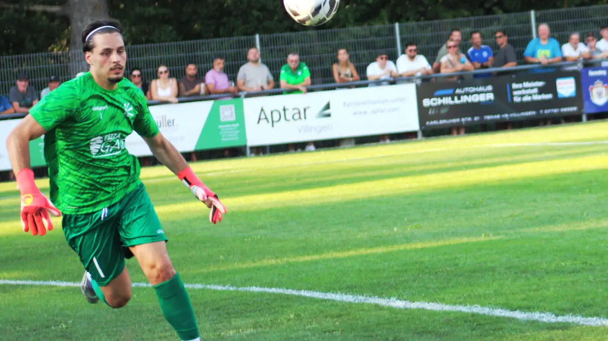 Arian Coma konnte die erste Saisonniederlage der Villinger U21 beim 0:3 gegen Radolfzell nicht verhindern.