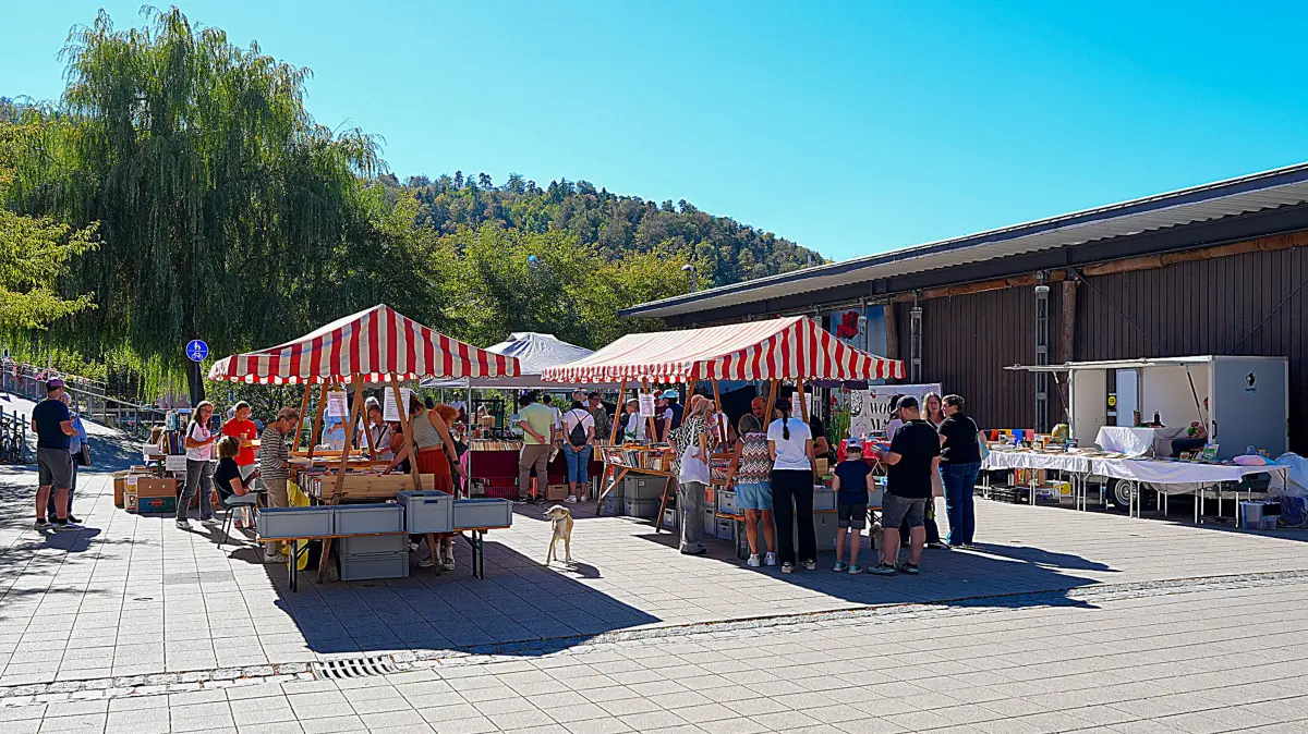⭐ Bücher, Kultur, kulinarische Angebote und viele Begegnungen: Der Horber Büchermarkt ist längst mehr als eine Fundgrube für Leseratten und wird zum gesellschaftlichen Treffpunkt auf dem Flößerwasen.