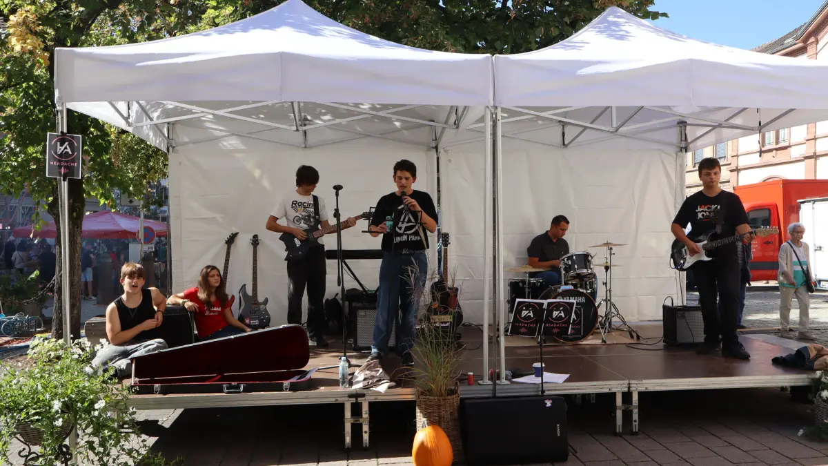 Die Jugendband Headache aus Wehr