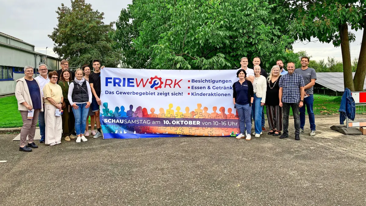 Die Organisatoren der ersten „Frie-Work“ freuen sich bereits jetzt auf die Veranstaltung am 10. Oktober.