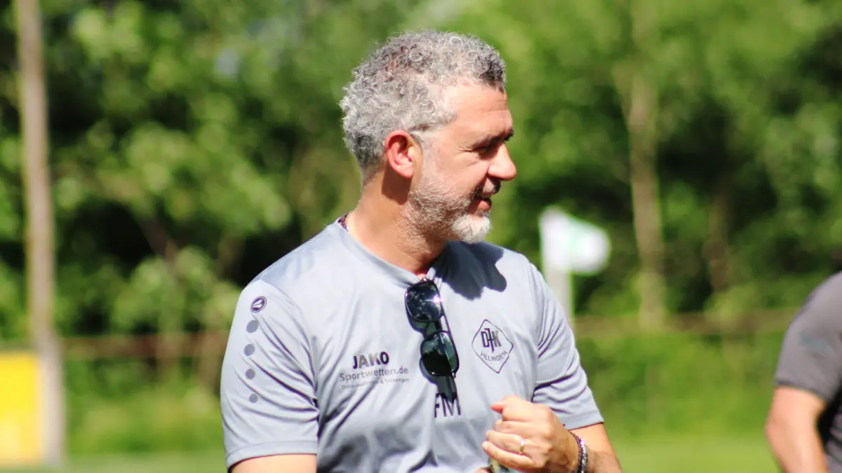 Seine Elf kam nach einmal zurück und traf in der 93. Minute zum 3:3-Ausgleich: DJK Villingen-Trainer Francesco Milia.