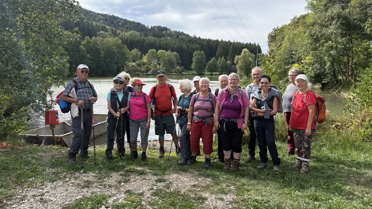 Start und Ziel der Spätsommerwanderung der Sulzer Älbler ist der Schömberger Stausee.