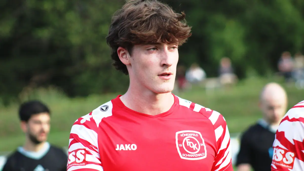 Sein erstes Landesliga-Tor zum frühen 1:0 reichte nicht für einen Königsfelder Sieg: Maximilian Rudy.