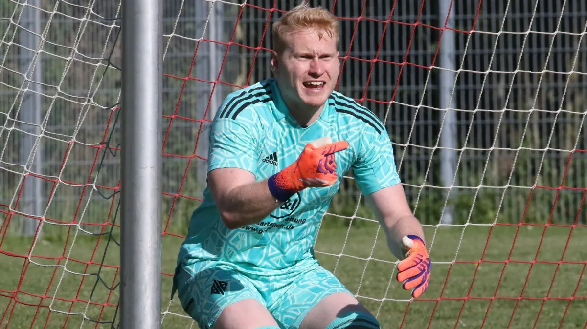 Gechingens Keeper Sven Götz musste dreimal hinter sich greifen.