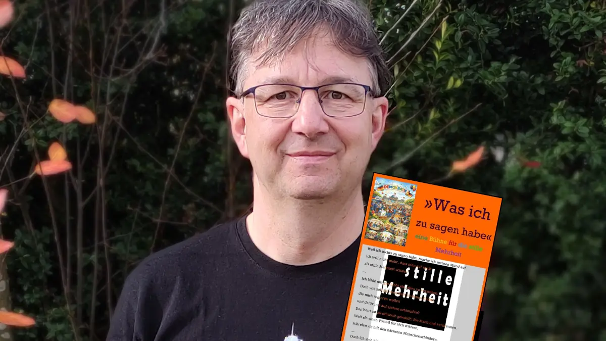 Der Neubulacher Jakob Klein hat das E-Book „stille Mehrheit - ein Aufschrei“ geschrieben.