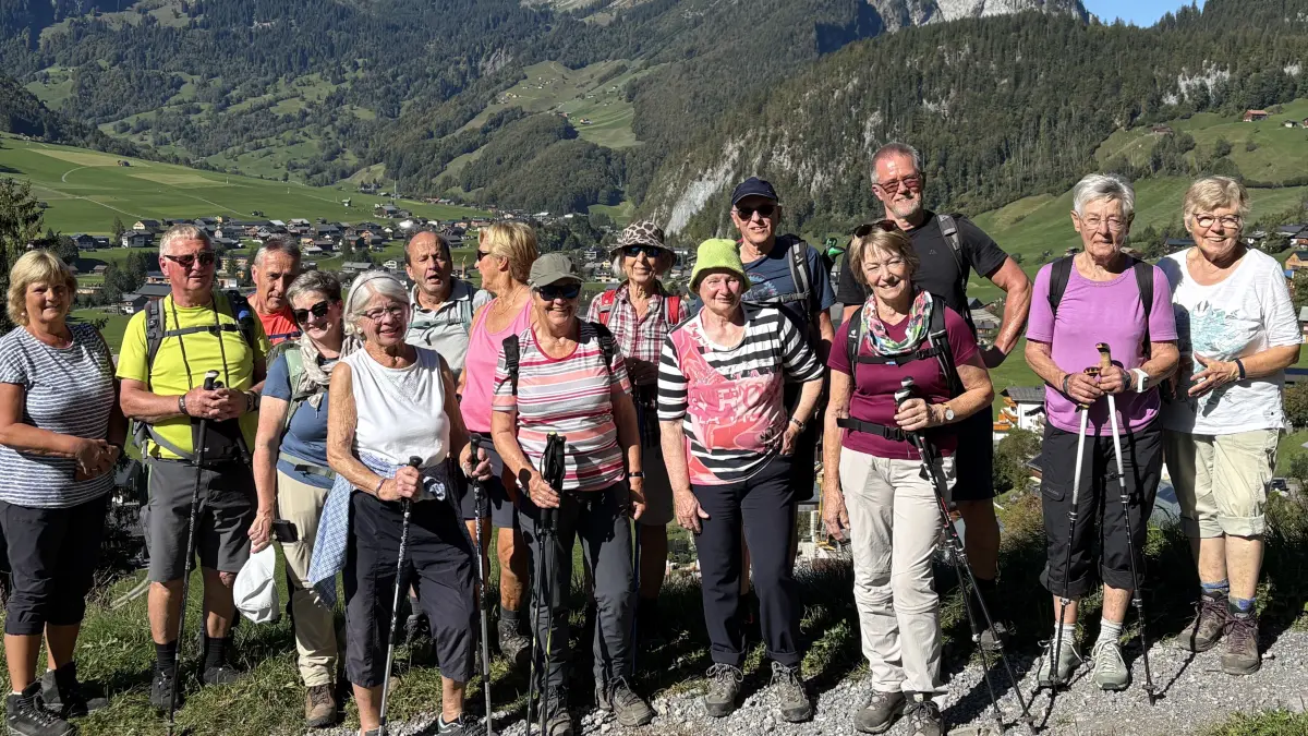 Die Gruppe im Bregenzer Wald