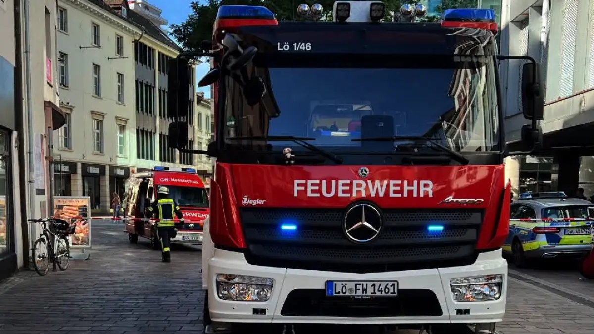 Die Turmstraße war im Zuge der erforderlichen Messarbeiten kurzzeitig gesperrt.