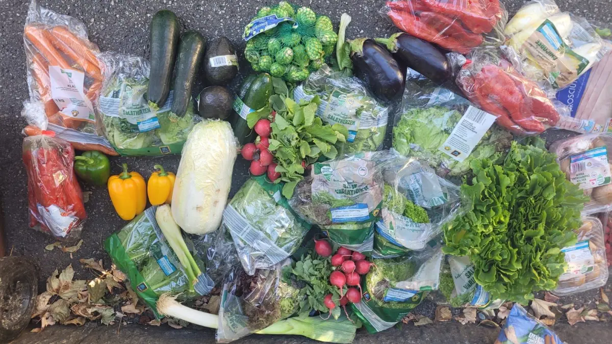 Solche Mengen landen im "Höfle" regelmäßig in der Biotonne.