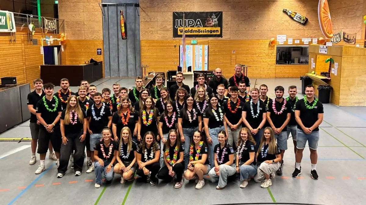 Die Jupa-Mitglieder kurz vor der Goodbye Summer Party