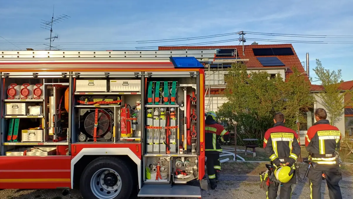 Feuerwehreinsatz in Weilstetten