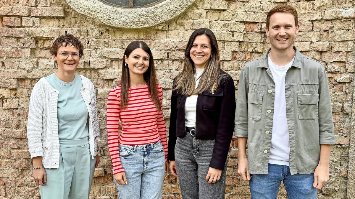 Das vierköpfige IHK-Organisationsteam des Bildungsimpulses 2026 (von links): Miriam Kammerer, Sarah Bäurer, Selina Jaisser und Simon Korb.