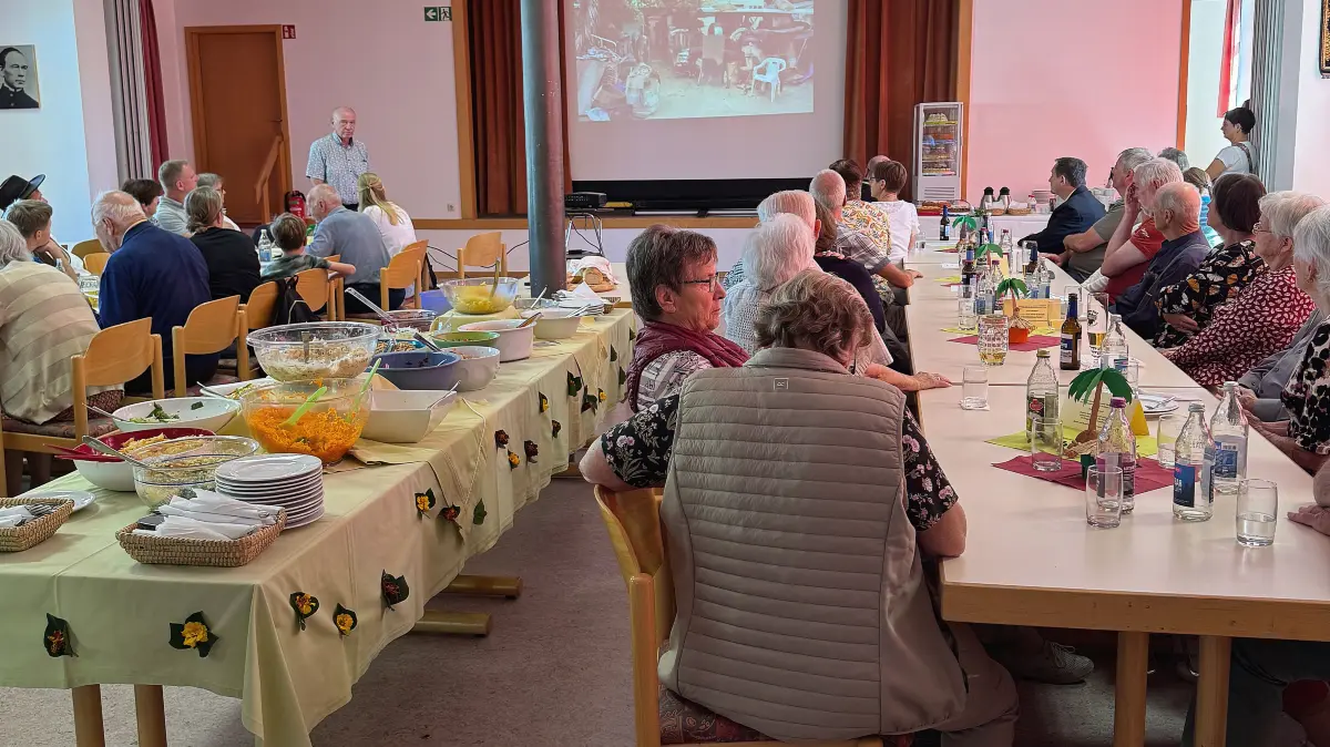 Großer Andrag und leckeres Essen.