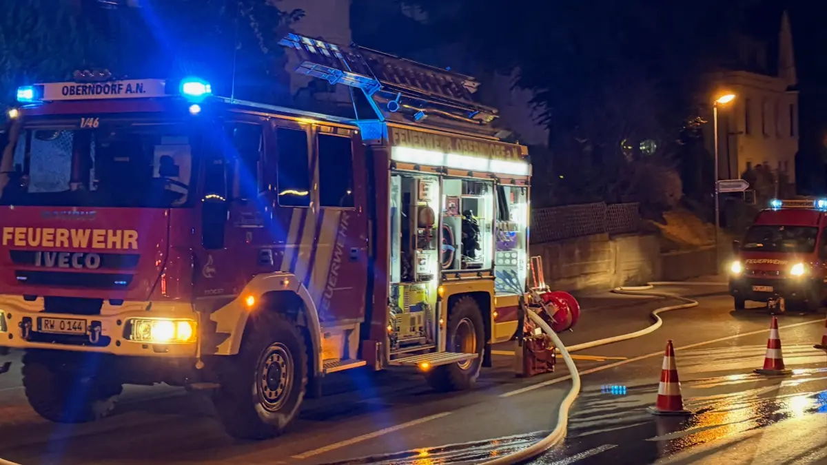 Der Brand konnte gelöscht werden.