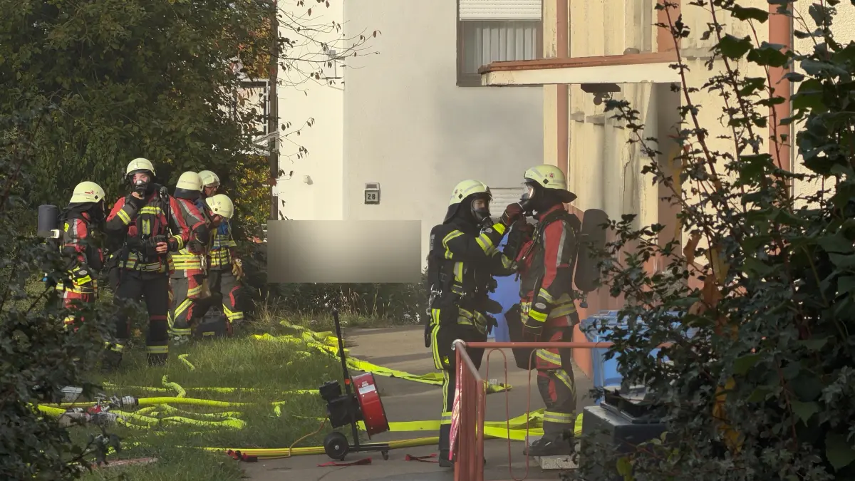 Die Feuerwehr ist zu einem Kellerbrand in Hechingen ausgerückt.