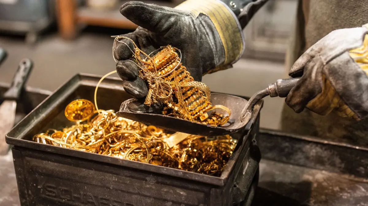 Mit solch einem Ofen sollen die Beschuldigten im Kreis Calw insbesondere Gold eingeschmolzen haben.