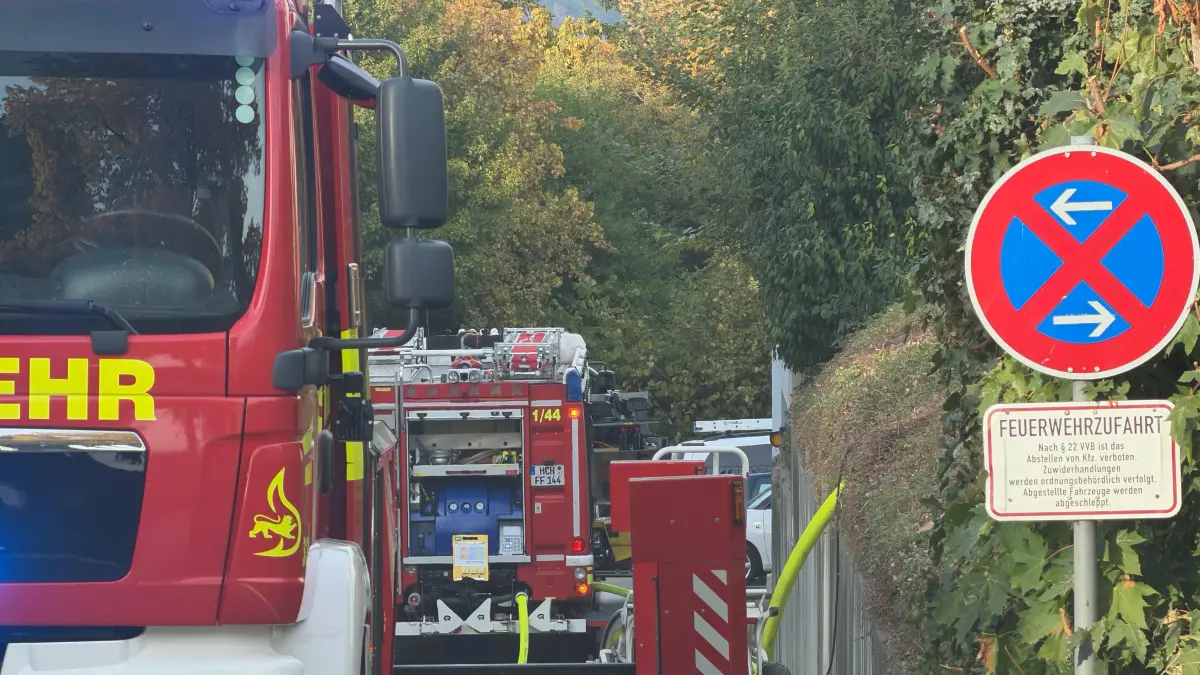 Die Stauffenbergstraße ist gesperrt.