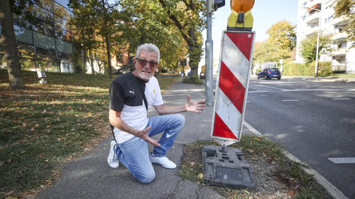 Uwe Burkhardt ist fassungslos über die Zustände der Gehwege in Villingen-Schwenningen. Und dazu hat er nach dem vergangenen Wochenende offenbar allen Grund.