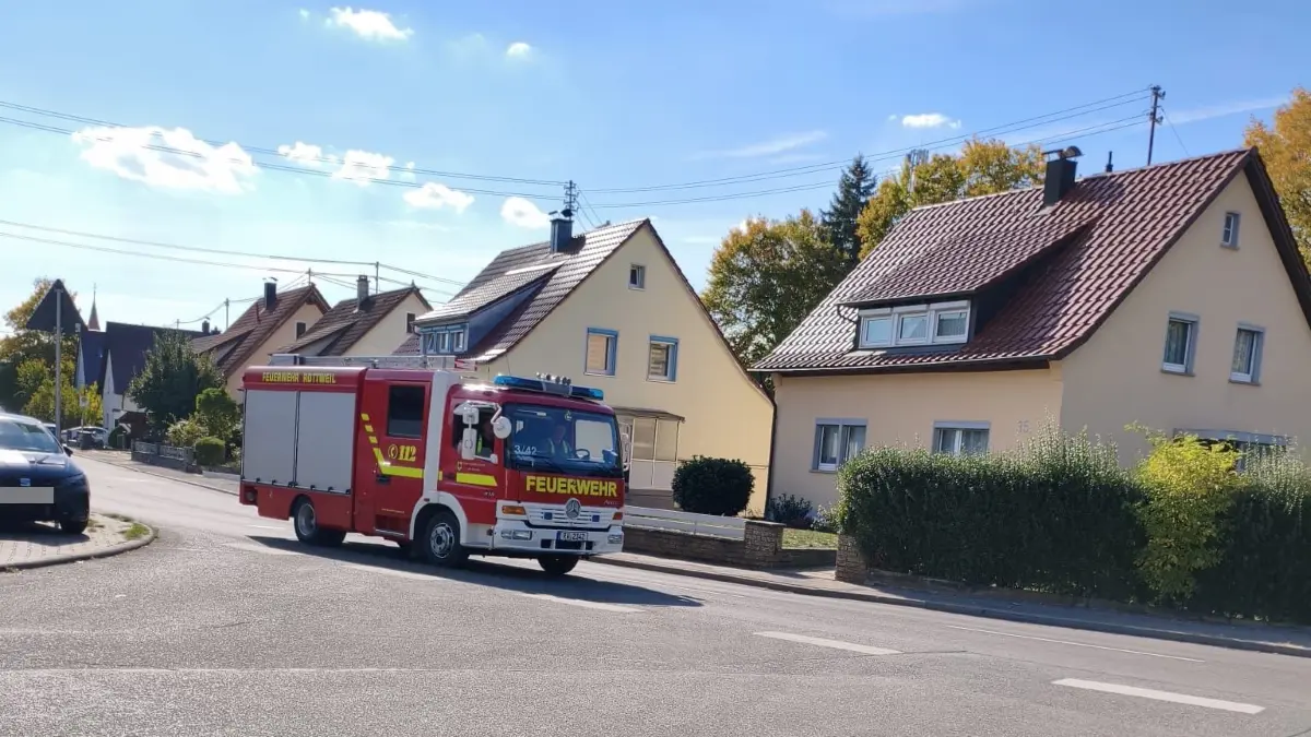 Die Feuerwehr konnte schnell wieder vom Einsatzort zurück fahren.