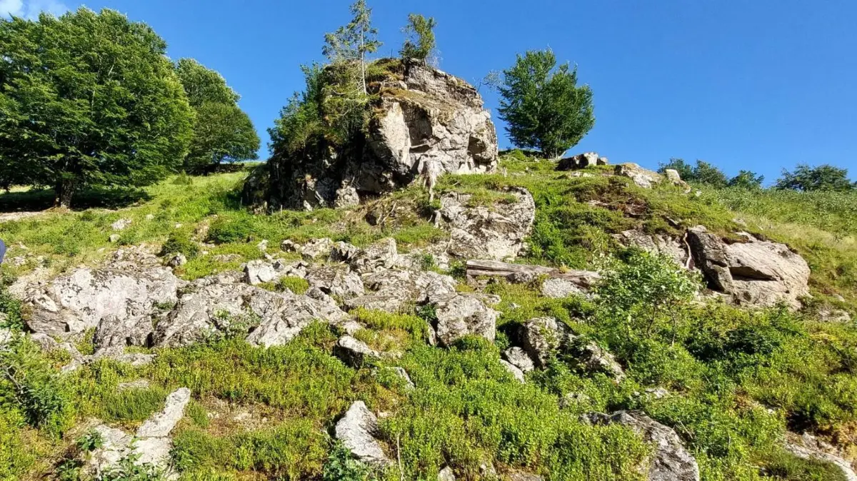 An der L146 bei Rohmatt ist es zu Steinschlägen gekommen.