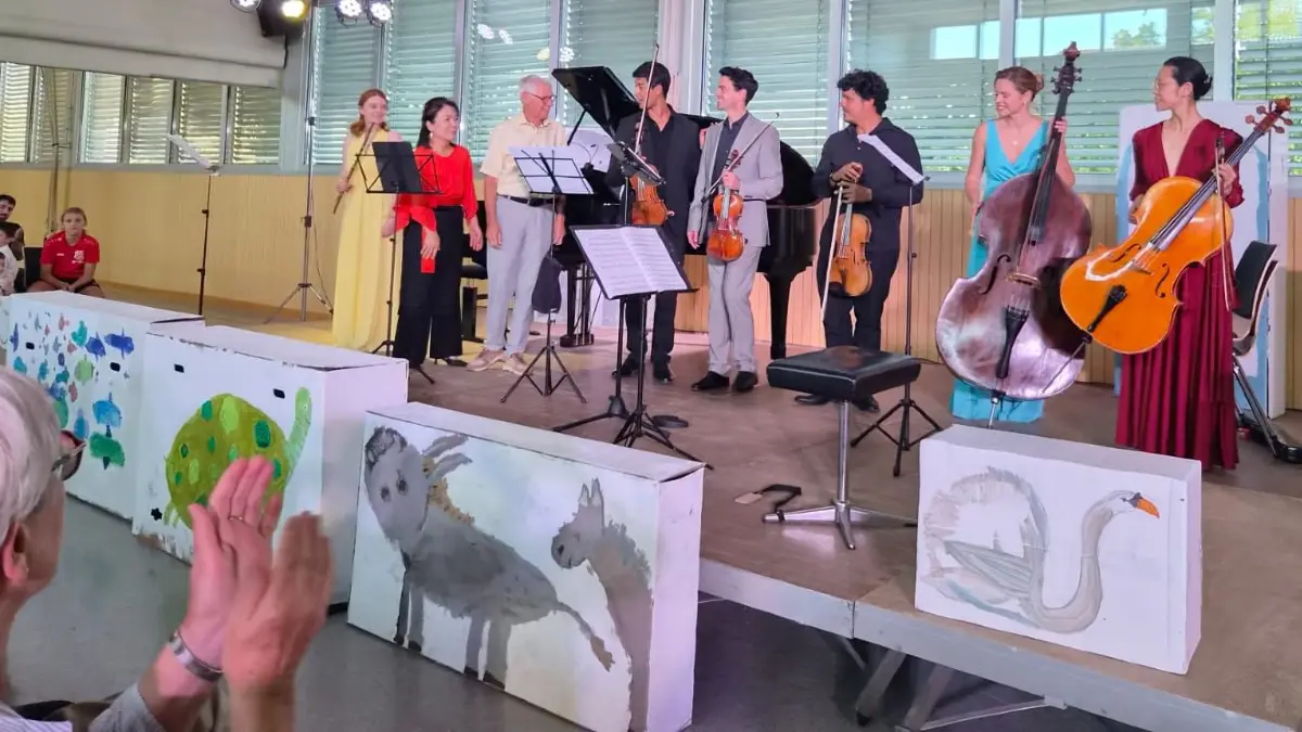 Der „Karneval der Tiere“ fesselte selbst die jüngsten Gäste mit klassischer Musik.